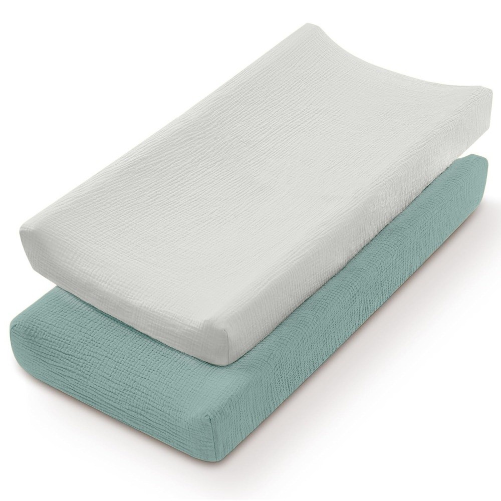 Diaper Changing Mat - 2 pçs respirável algodão fralda mudando