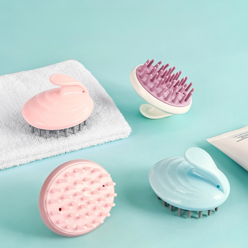 Baby Products Hair - Escova de Massagem Capilar de Silicone,