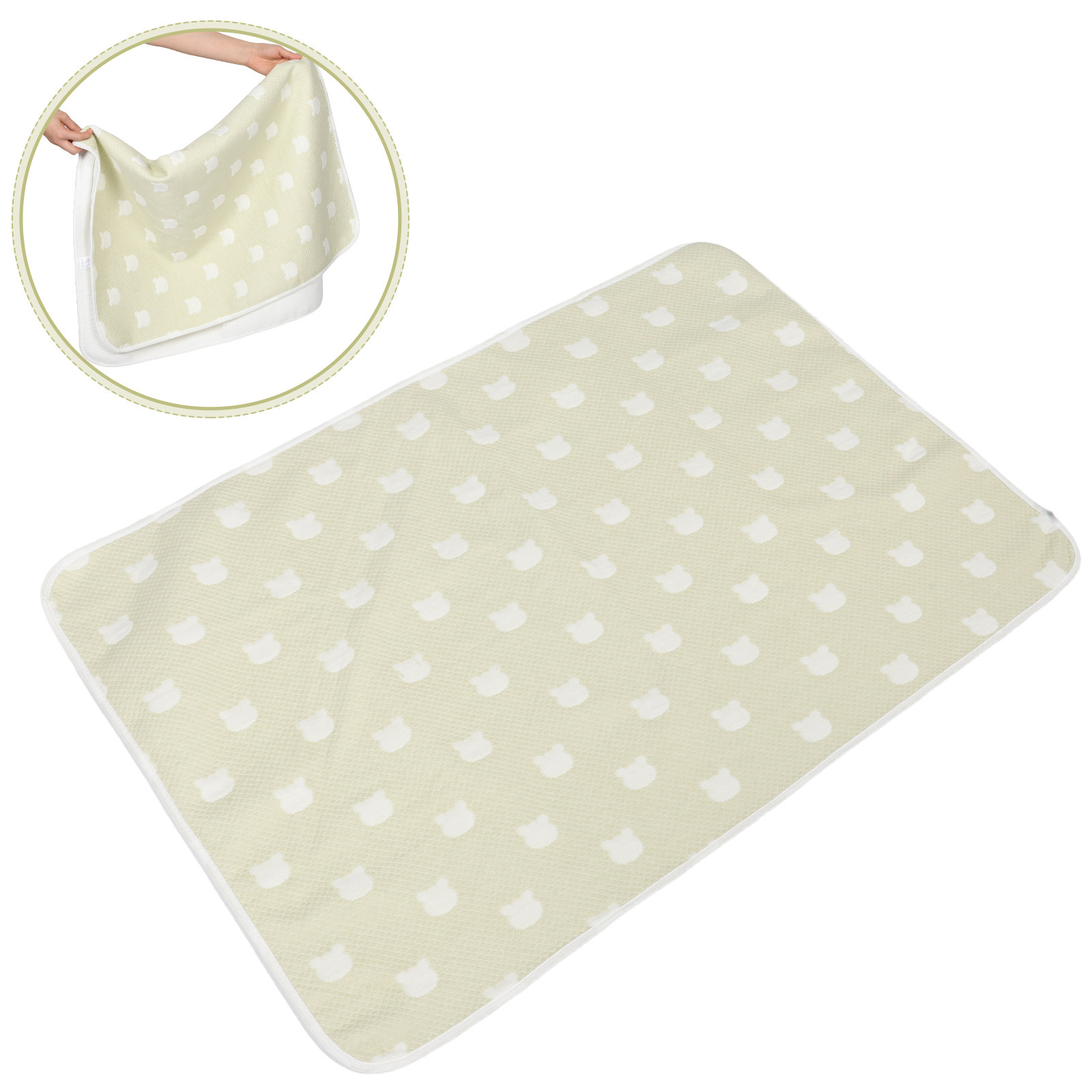 Diaper Changing Mat - Trocador Impermeável para Bebês, Almofada Reutilizável