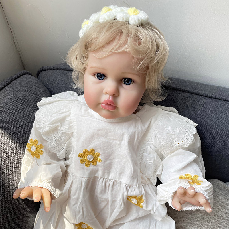 Boneca Reborn de 22 Polegadas  - Baby Products Hair avaliação e preço