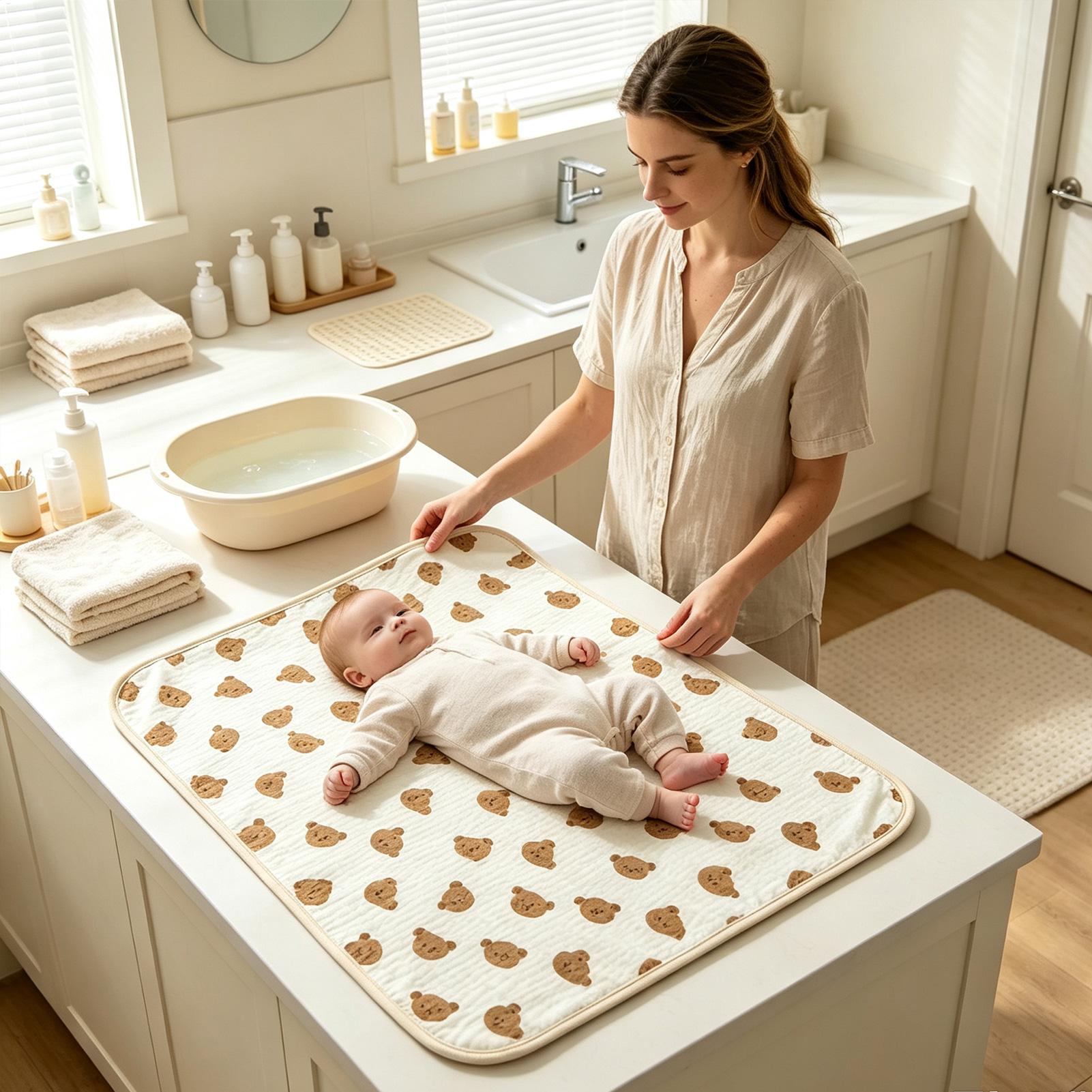 Tapete para troca de fraldas,  - Diaper Changing Mat avaliação e preço