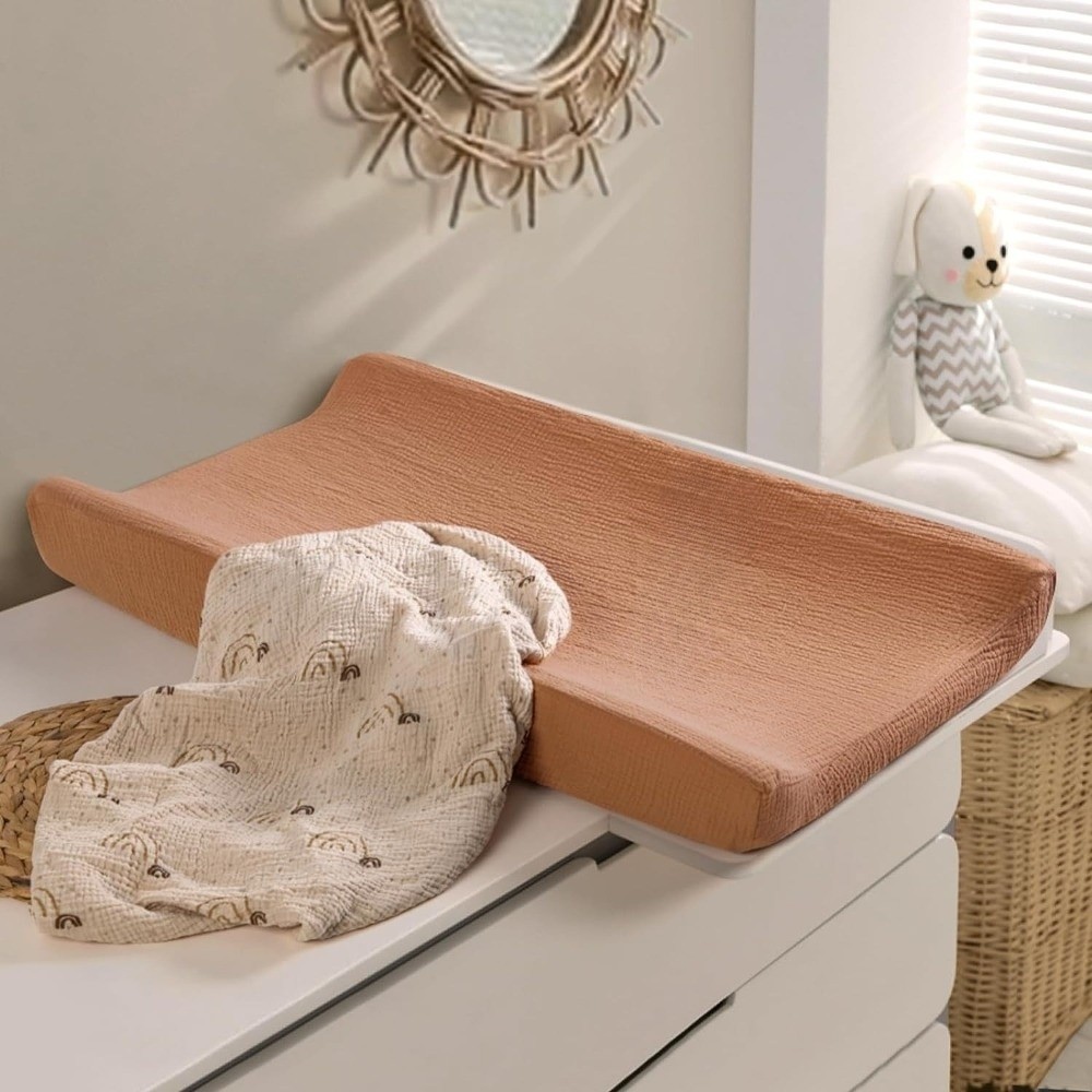 2 pçs respirável algodão frald - Diaper Changing Mat avaliação e preço