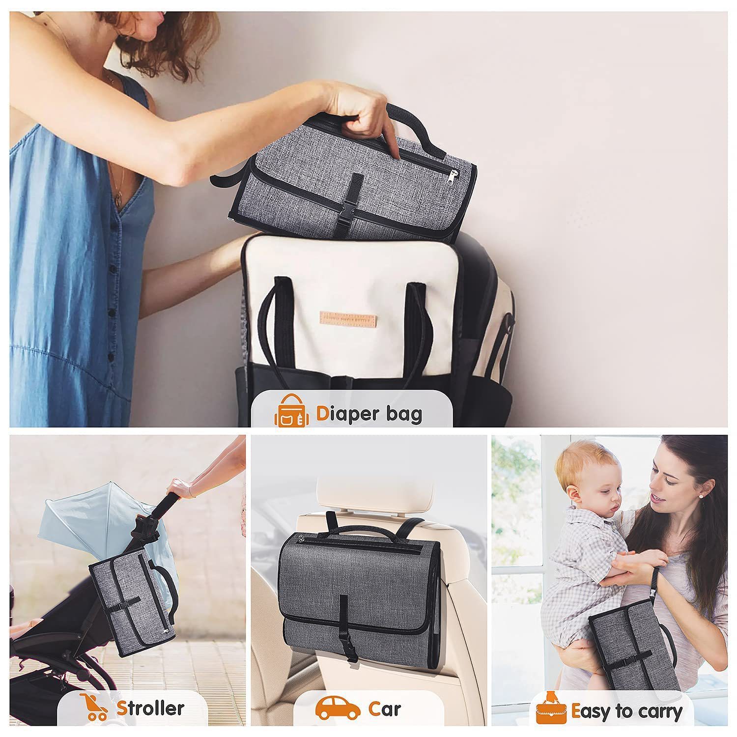 Trocador de Fraldas Dobrável I - Diaper Changing Mat avaliação e preço